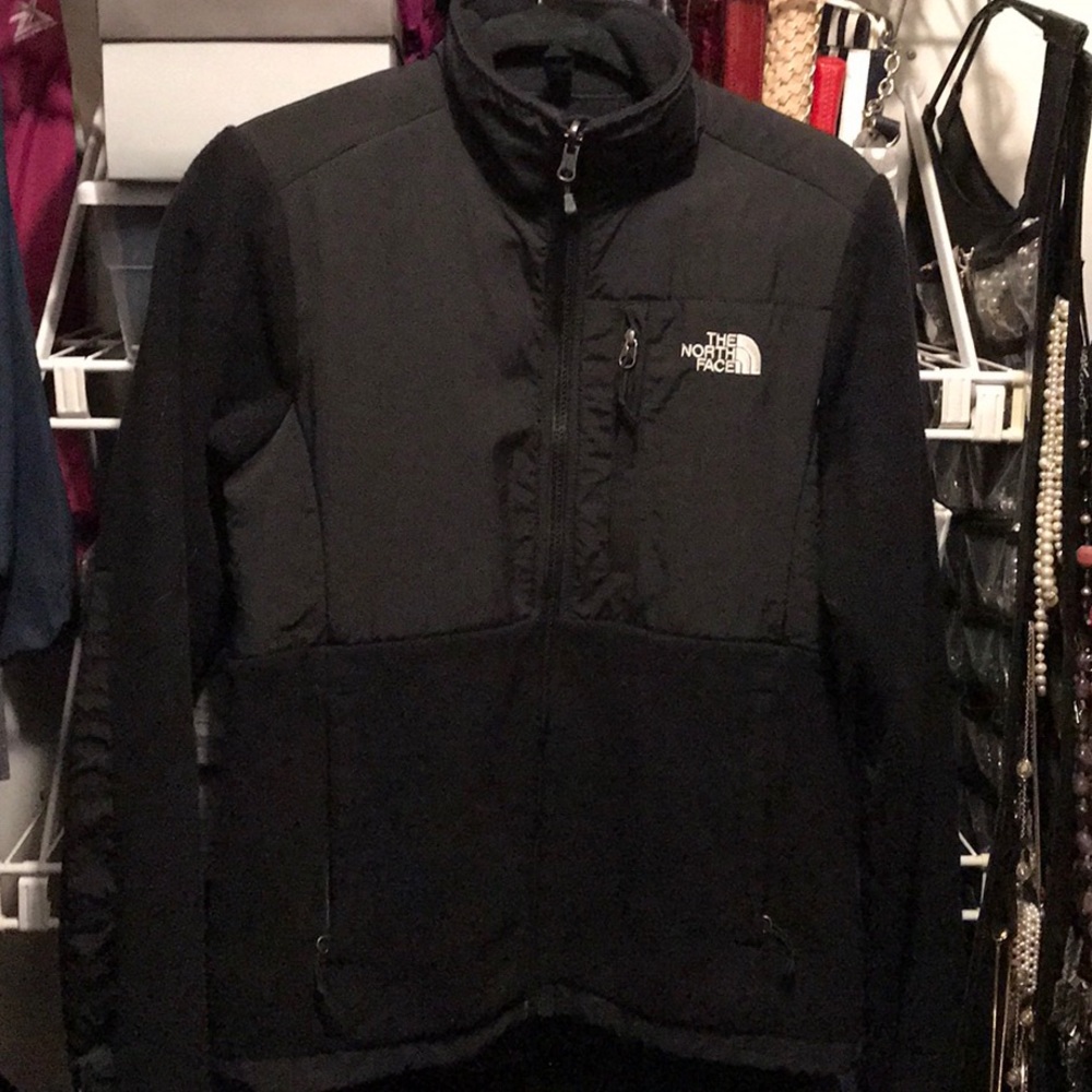 North Face black jacket ;M